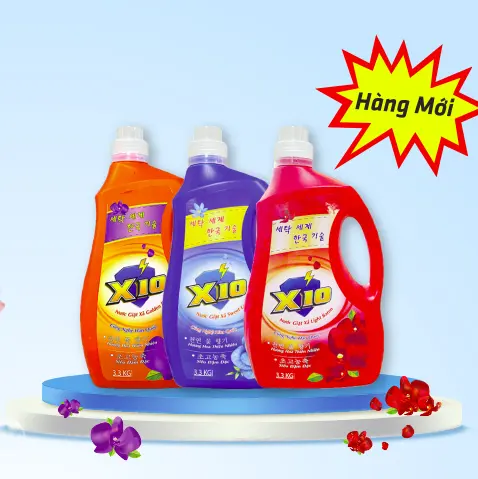 Nước giặt xả X10 giúp loại bỏ vết bẩn cứng đầu, khử mùi tanh hôi khó chịu và mang lại hương thơm dễ chịu, an toàn cho quần áo và làn da.