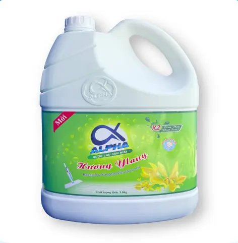 Nước lau sàn hương hoa Ylang giúp bảo vệ sàn nhà sạch và ngát hương thơm từ tinh dầu thiên nhiên